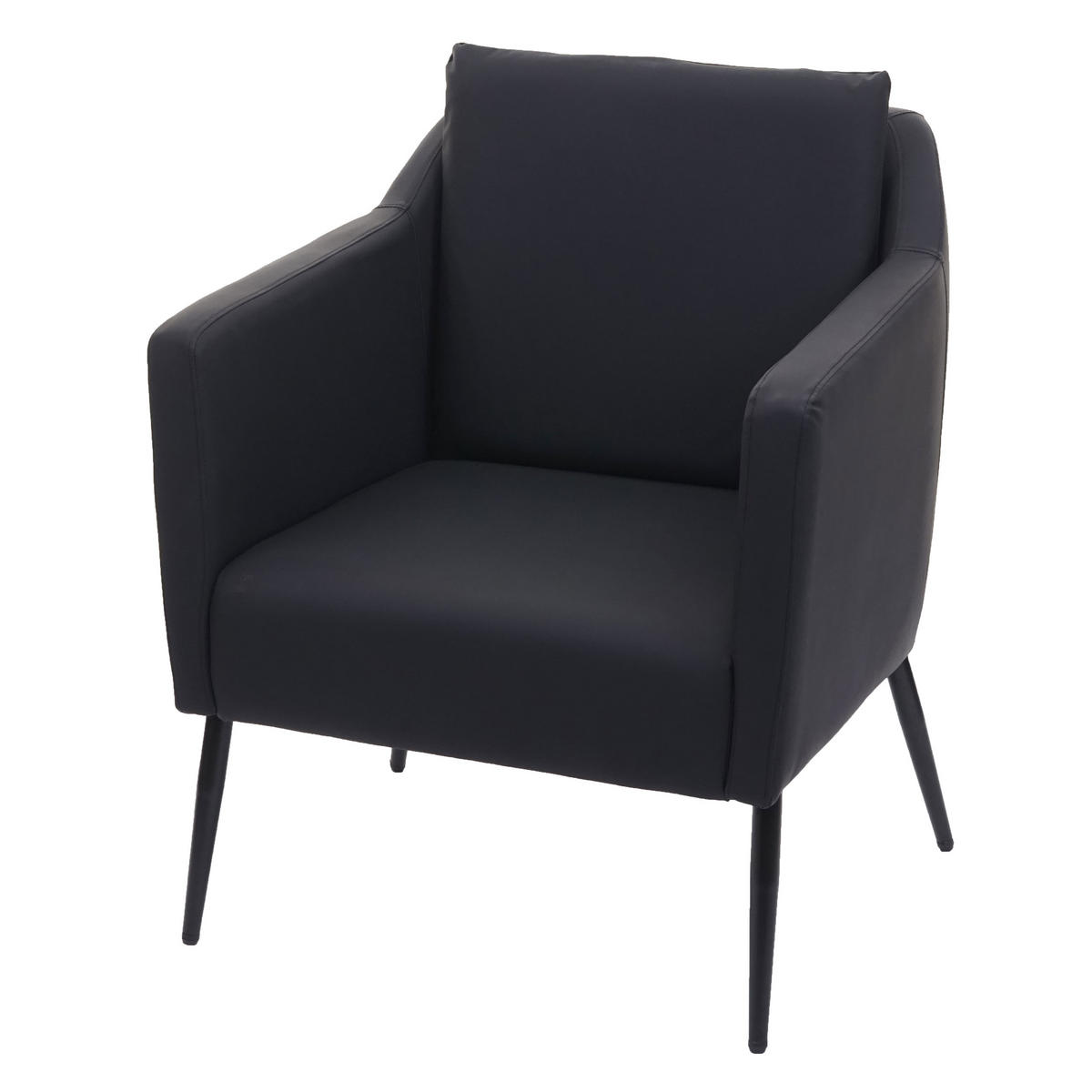 RELAXSESSEL H93A Schwarz - Schwarz, Textil (70/92/70cm) - MCW