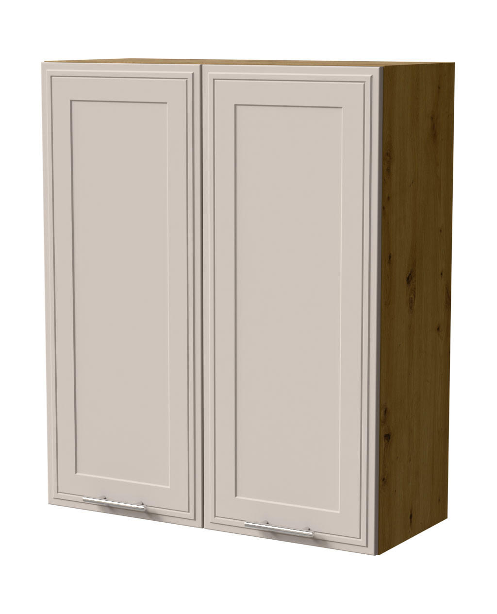 HÄNGESCHRANK Salo W4/80 Eiche Artisan / Kaschmir Matt 80 / 32,5 / 96cm - Kaschmir/Eiche Artisan, Holz/Holzwerkstoff (80/96/32.5cm) - Feldmann-Wohnen