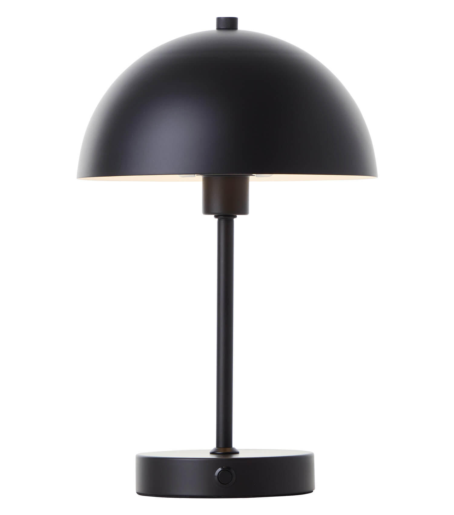 TISCHLAMPE KABELLOS Der Leuchtturm - Schwarz, Metall (20/20/31.5cm) - Mokebo