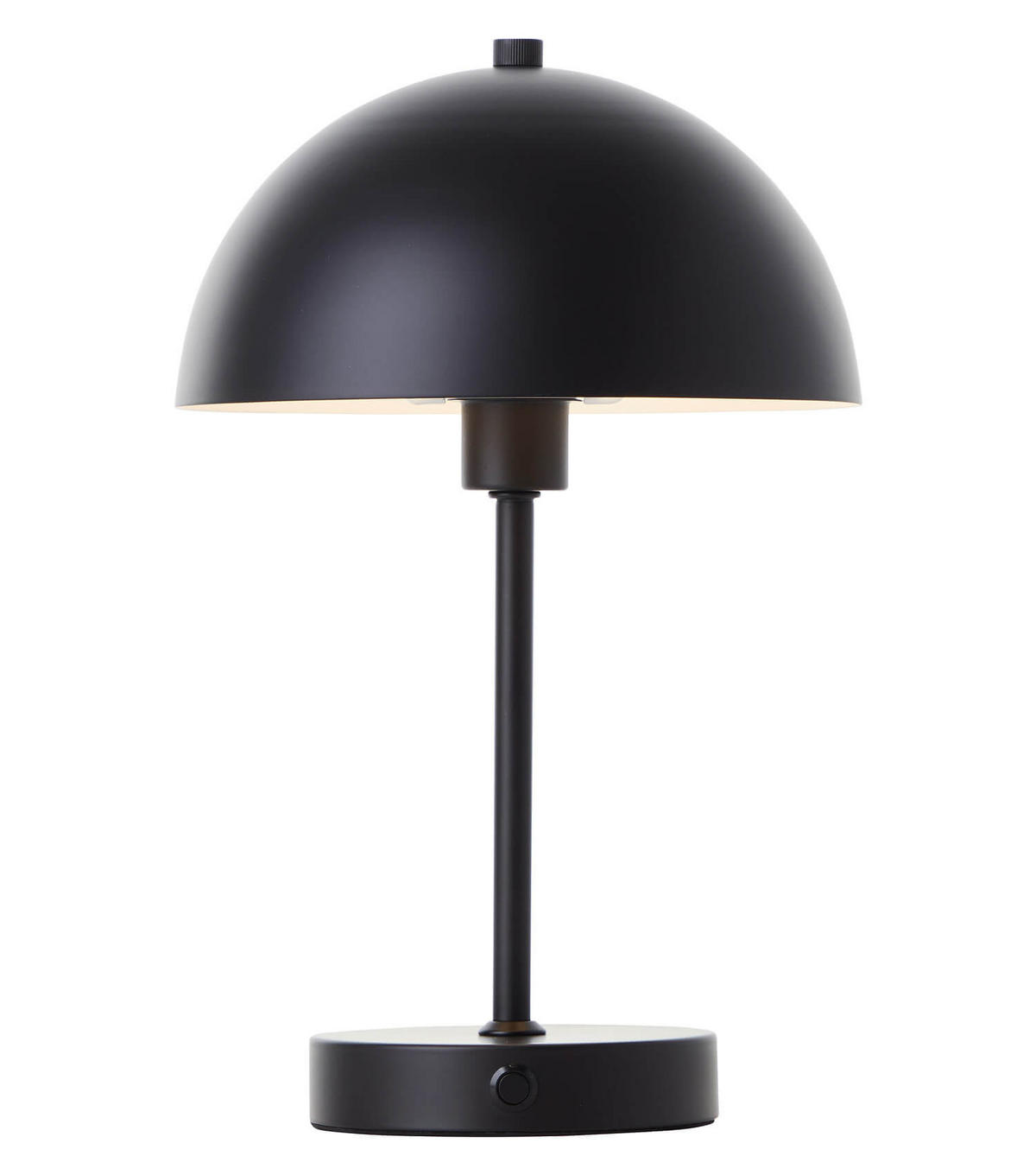 TISCHLAMPE KABELLOS Der Leuchtturm - Schwarz, Metall (20/20/31.5cm) - Mokebo