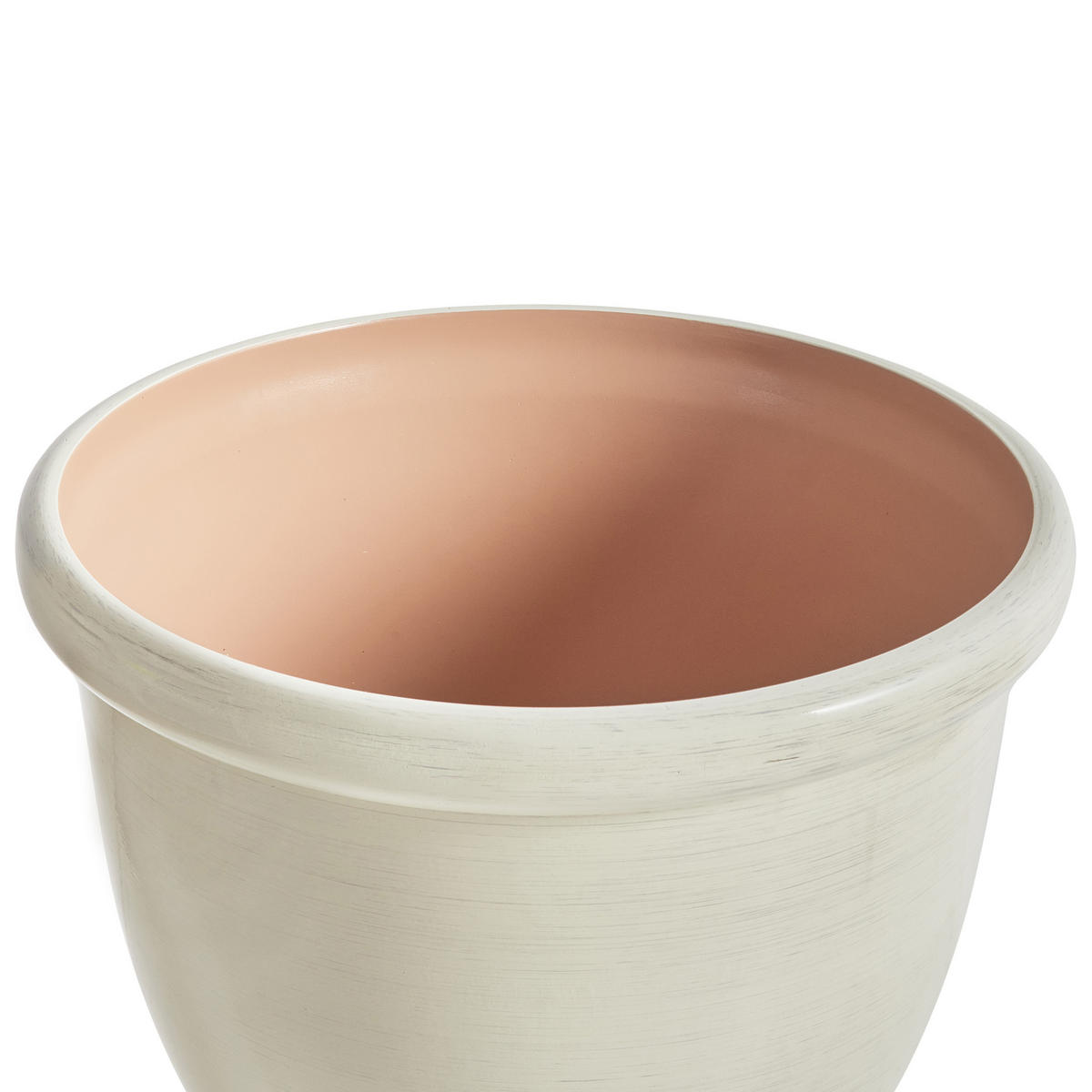 BLUMENTOPF Beige Tesalia - Beige, Kunststoff (42cm) - Beliani