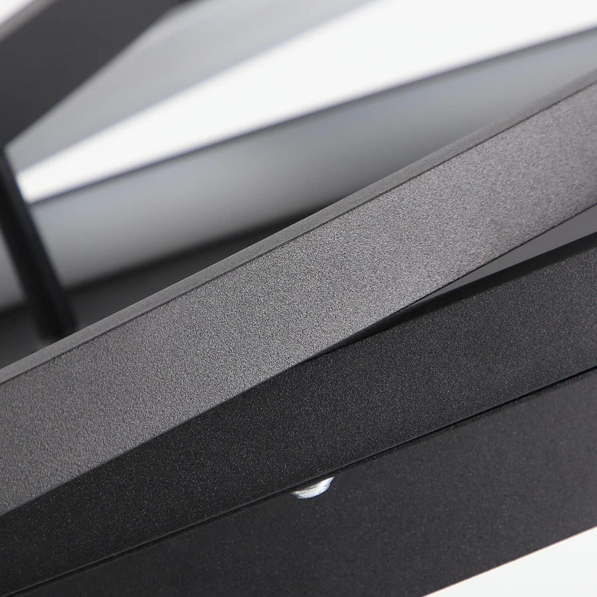 LED-DECKENLEUCHTE Erik 62/60/9.5 cm - Schwarz, Metall (62/60/9.5cm) - Nettlife