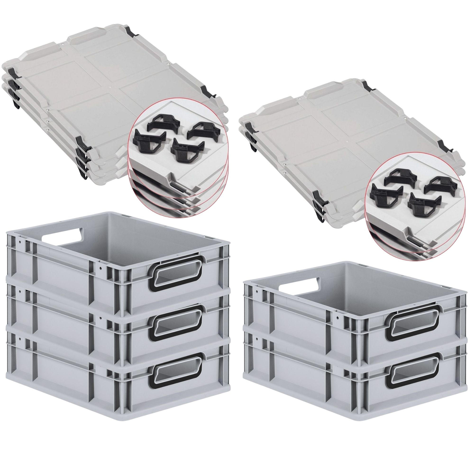Proregal Eurobox Grau, Schwarz 30x12x40 cm