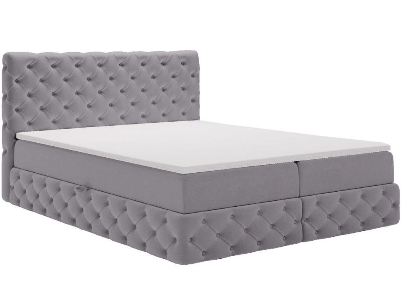 Graingold Boxbett Grau 160x200 cm
