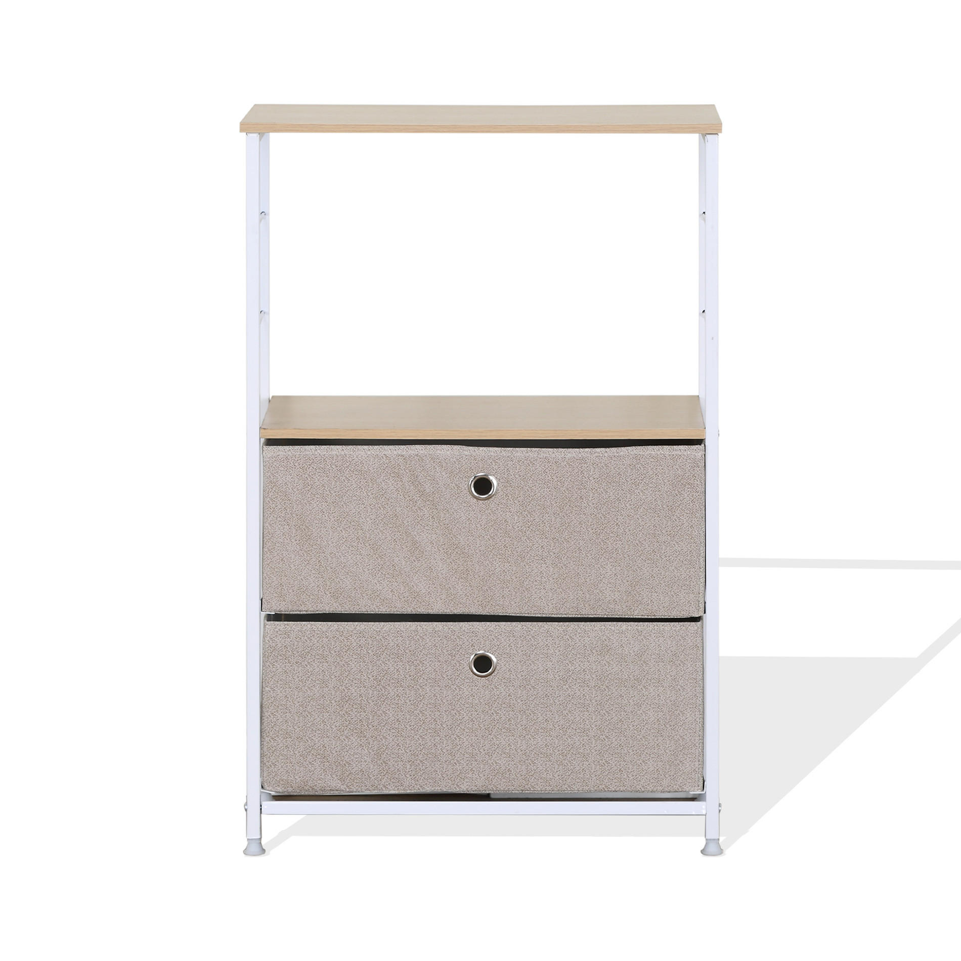 Mobili Rebecca Schrank Weiß 30x85x55 cm