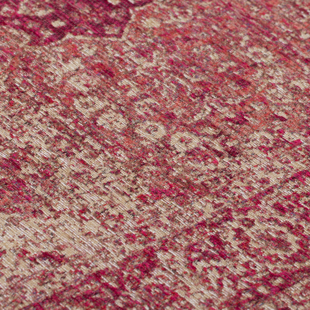 TEPPICH Vintage-Traditionell-Stil COQUET TARA, Rosa 120x170 cm - Rosa, Textil (120/170cm) - KADIMA DESIGN