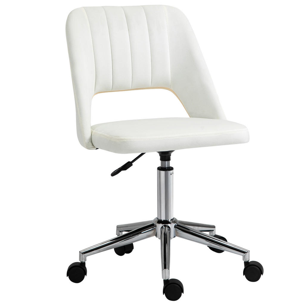 SHOPENTRA OTOČNÁ židle, béžová, výškově nastavitelná, ergonomická, kompaktní