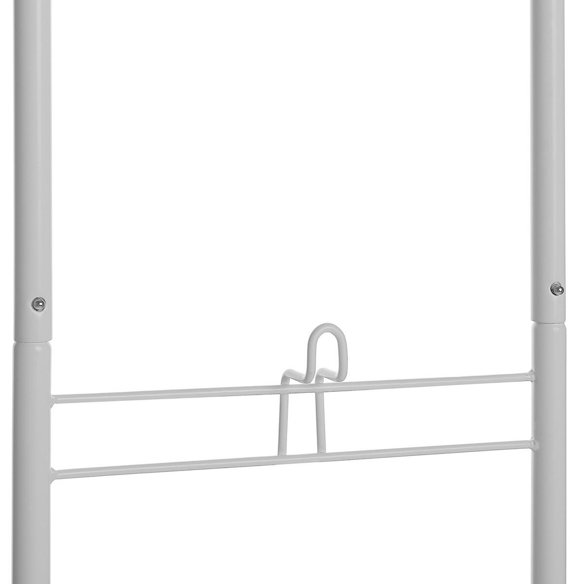KORBSTÄNDER weiß im 3er Set Ayapal - Weiß, Metall (37/123/27cm) - Beliani