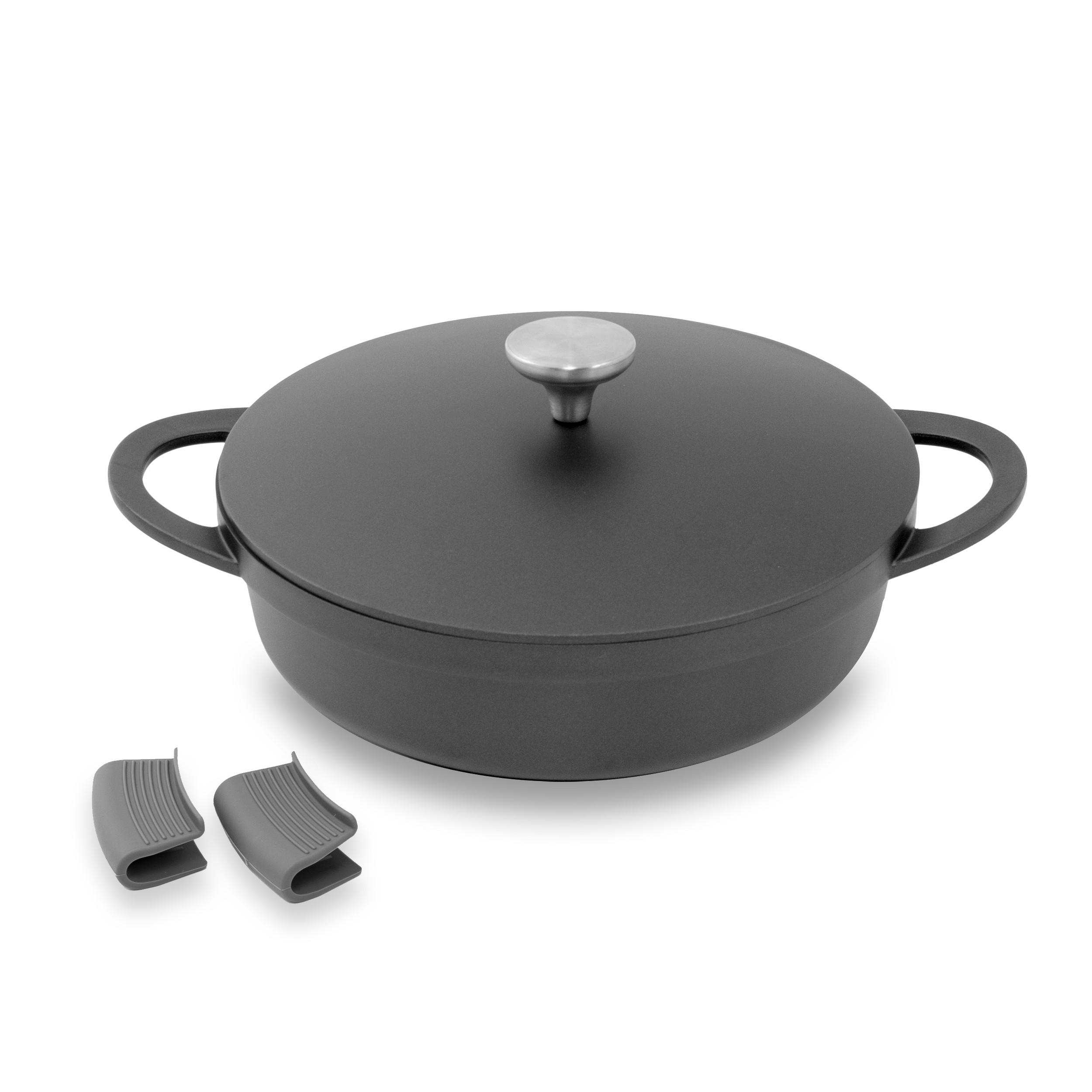 SCHMORPFANNE Atavola, Aluguss, Induktion, Antihaftbeschichtung, Ø 28 cm - Schwarz, Metall (28cm) - KOPF