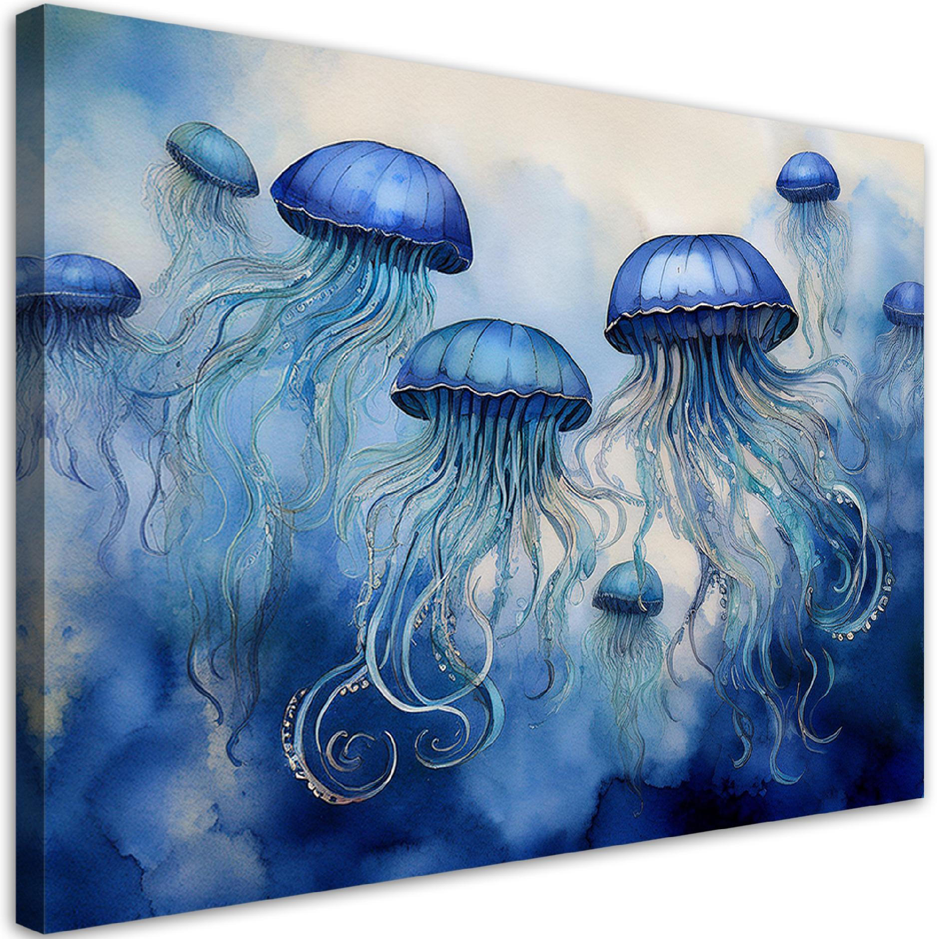 Feeby Wandbild Blau 60x40 cm