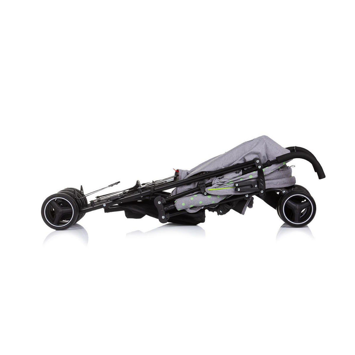 BUGGY Milano grau Buggy bis 22 kg, Rückenlehne verstellbar, faltbar - Grau, Metall (60/49/105cm) - Chipolino