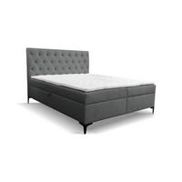 BOXBETT CLIPSO mit zwei Bettkästen H2/H3 Matratze 180 x 200 cm - Grau, Holzwerkstoff (180/200cm) - VENASI MÖBEL