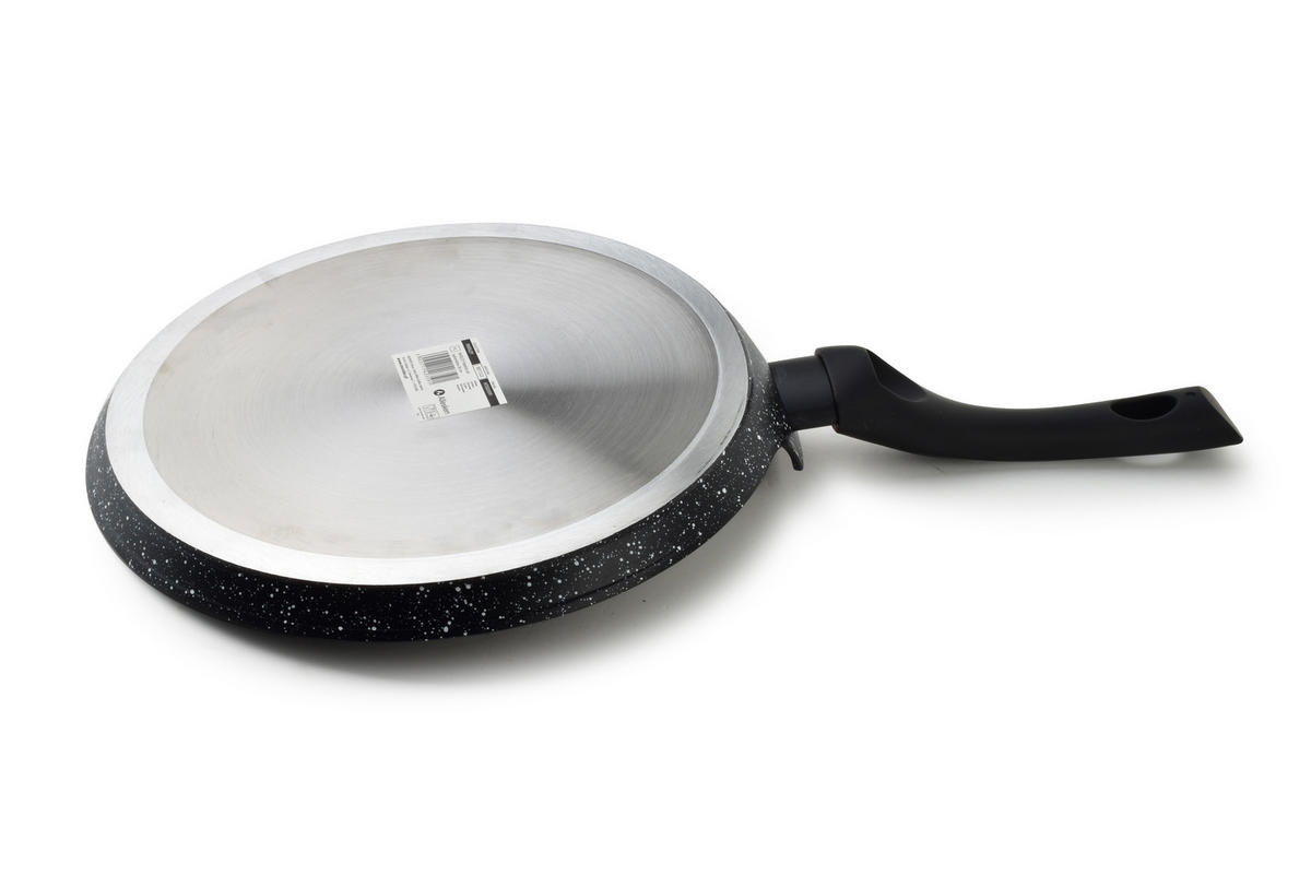 CRÊPESPFANNE Parsley Schwarz 26/46.5/1.7 cm Metall - Schwarz, Metall (26cm) - Mondex
