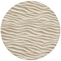 KÚPEĽŇOVÁ PREDLOŽKA Piesok - Vlny - Béžová 70x70 cm - béžová, textil/plast (70/70cm) - OnlyWow