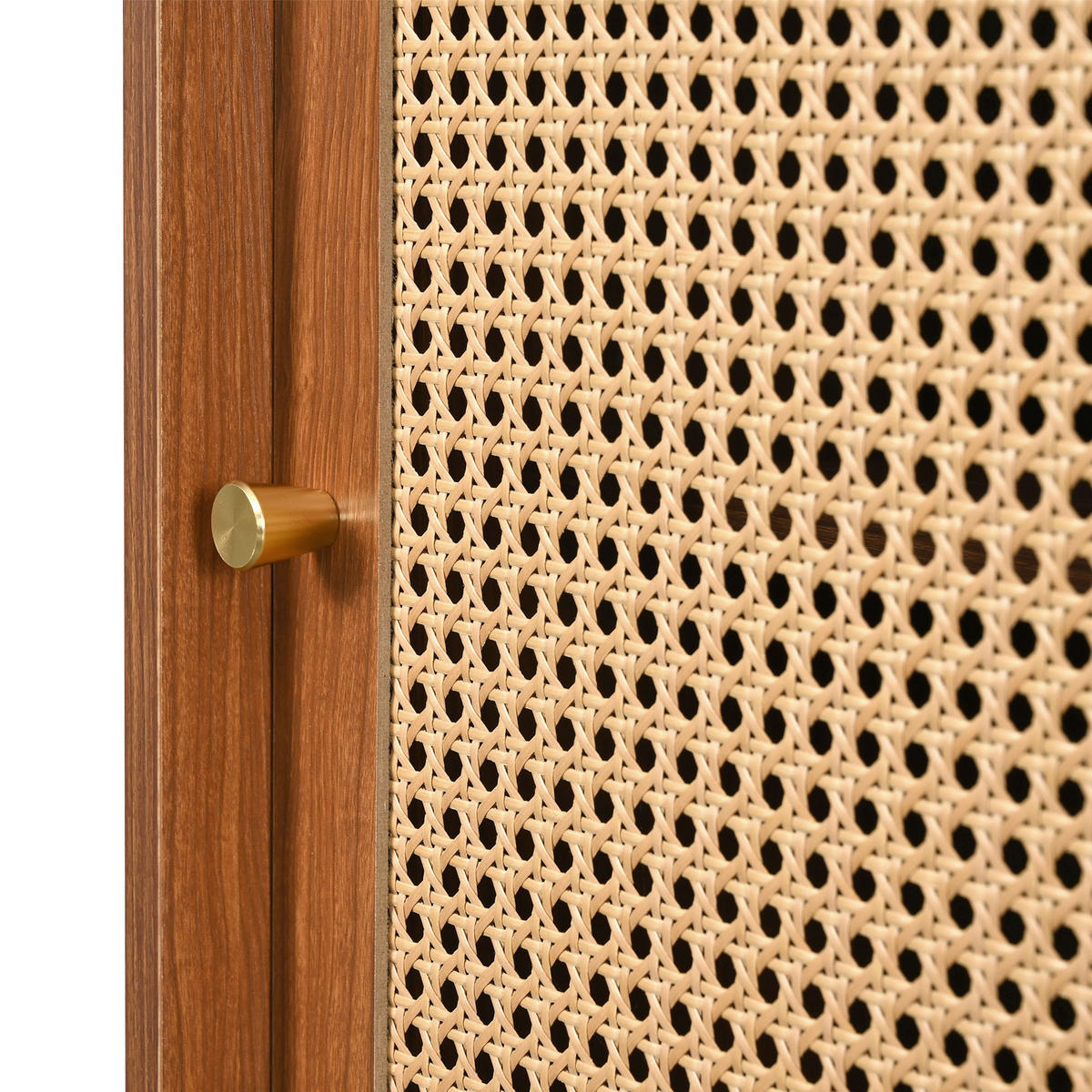KOMMODE in Walnussfarben Sideboard mit 3 Schubladen und 3 Schiebetüren für Wohnzimmer, B120/T40/H78 cm - Walnussfarben, Holz/Holzwerkstoff (120/78/40cm) - STILVORA