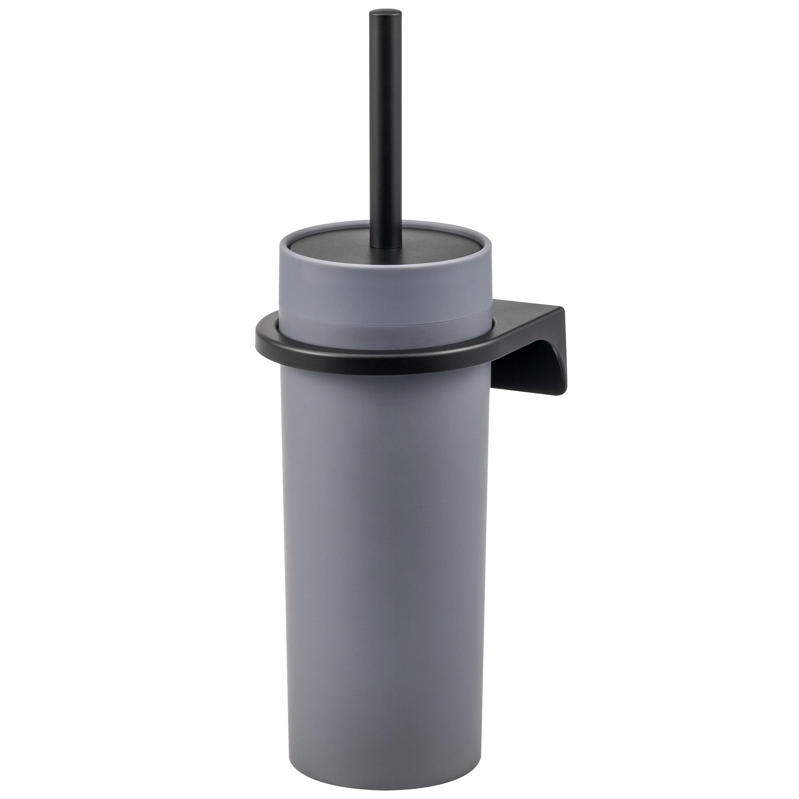 WC-GARNITUR SAVONA, grau, Kunststoff - Grau, Kunststoff (12/36.5/13cm) - bremermann