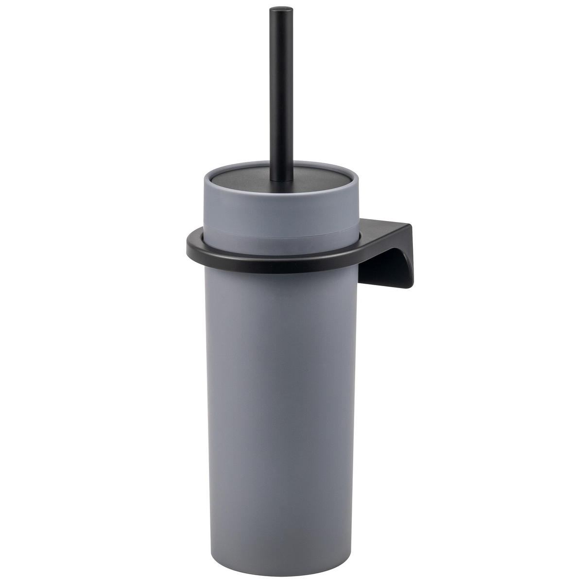 WC-GARNITUR SAVONA, grau, Kunststoff - Grau, Kunststoff (12/36.5/13cm) - bremermann