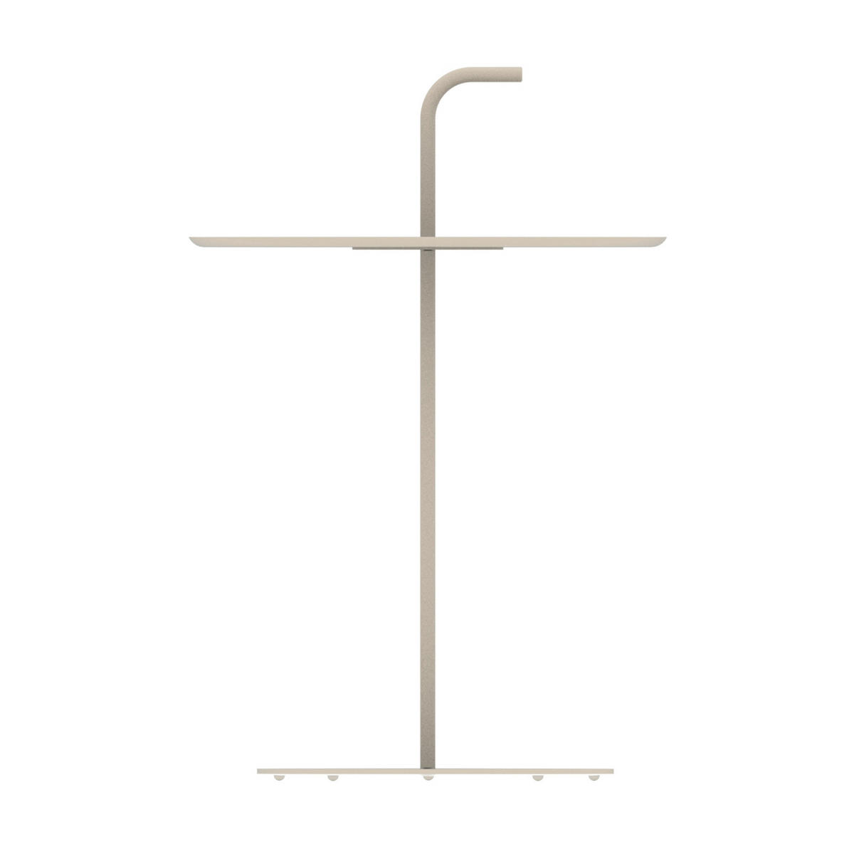 BALKONTISCH Calimera - Champagner, Metall (38/38/56.5cm) - casa.pro