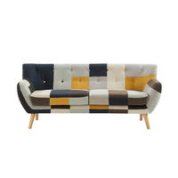 SOFA ohne Schlafmöglichkeit - 3 Personen - Stoff - Mehrfarbig - - Multicolor, Textil (188/81/80.5cm) - Vente-Unique