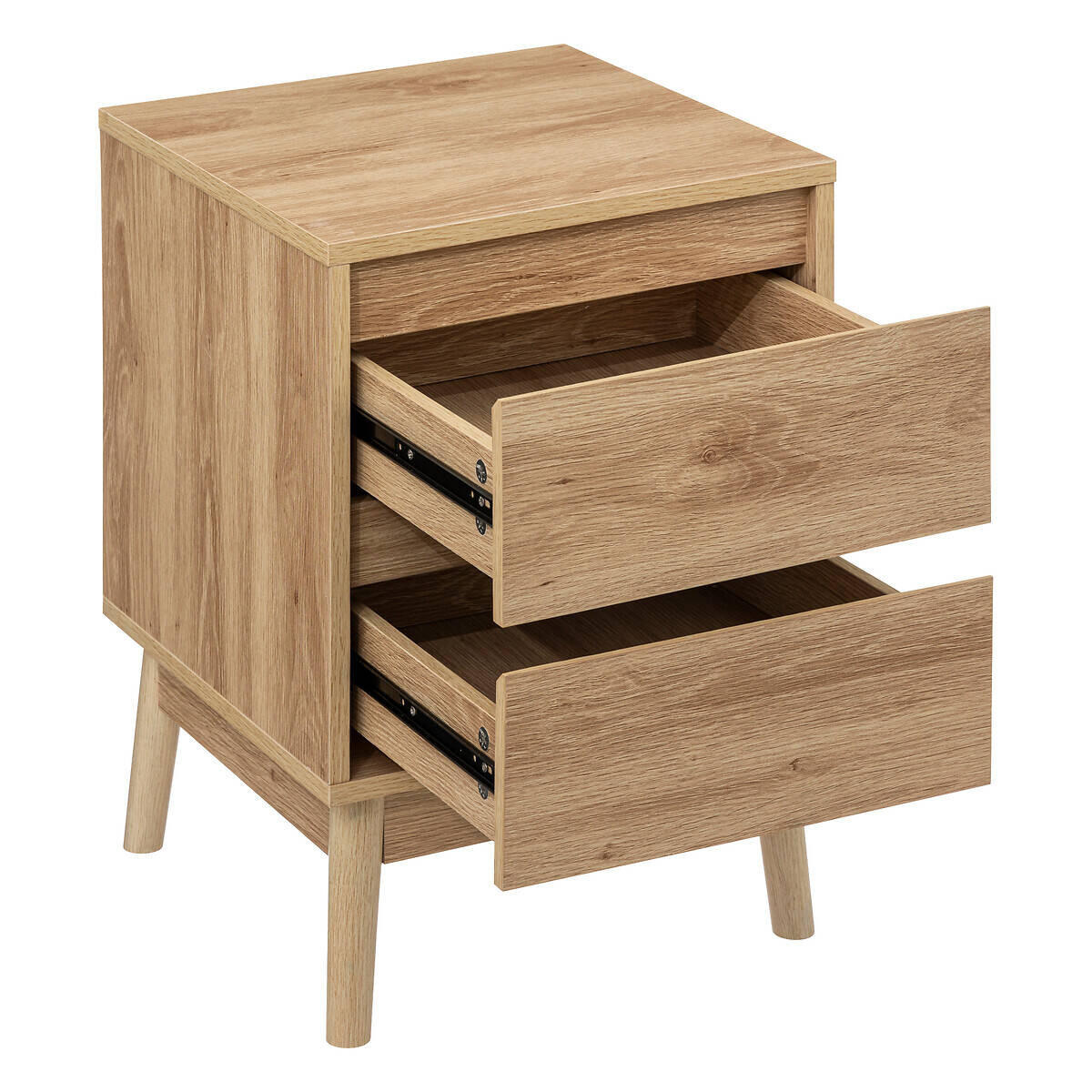 NACHTTISCH Abana 40/40/56 cm - Braun, Holzwerkstoff (40/56/40cm)