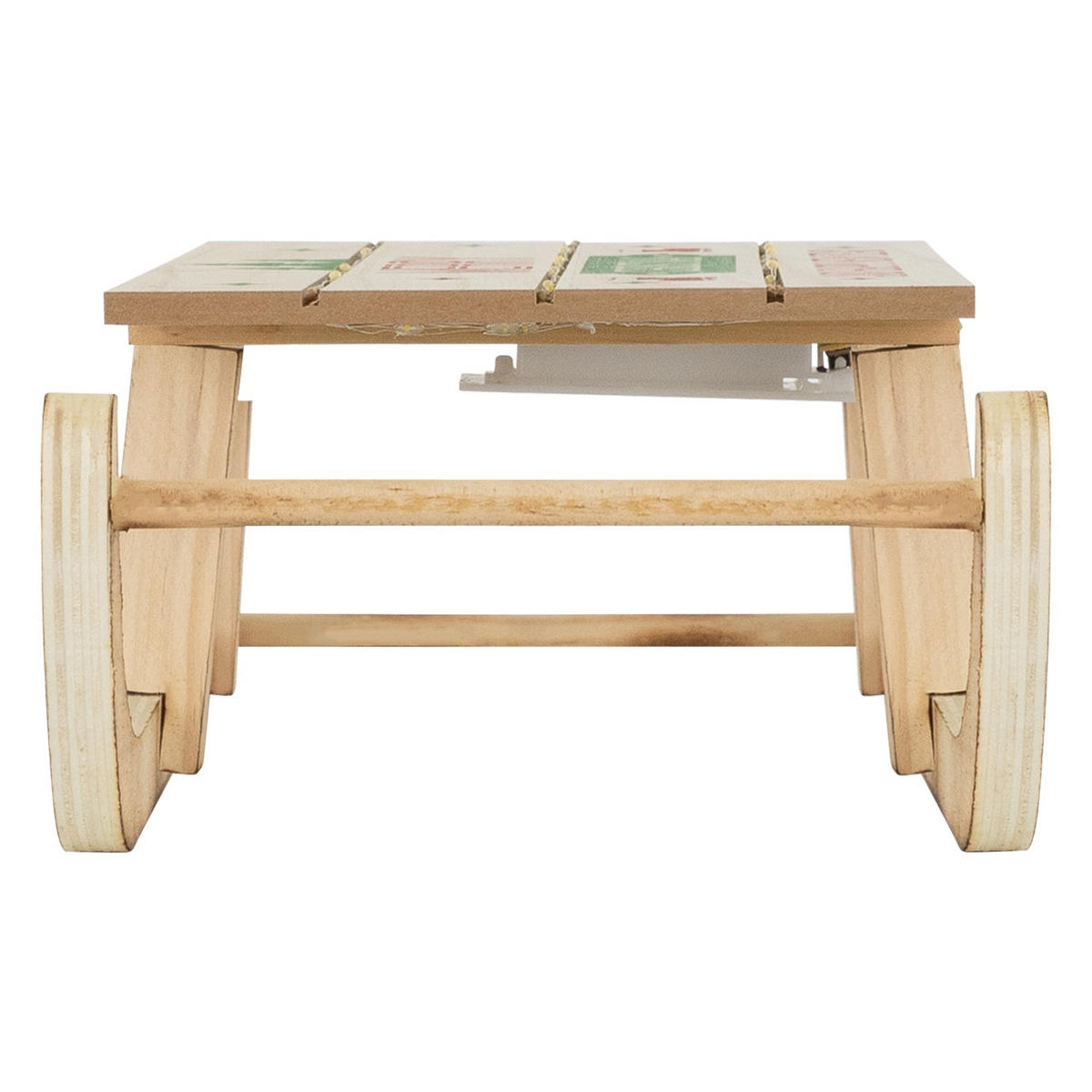 WEIHNACHT Schlitten - Braun, Holz (16/9.5/42cm) - ECD-Germany