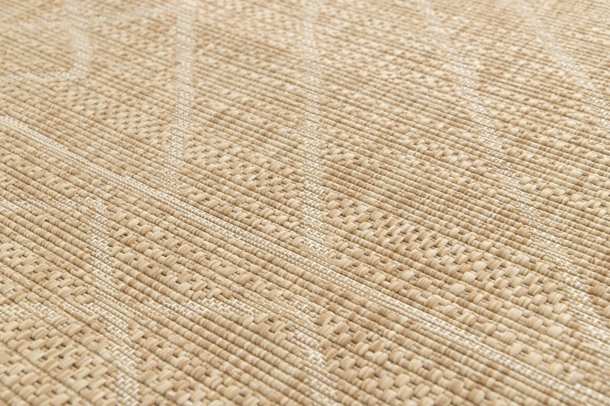 TEPPICH für Innen und Außen im Slowlife-Stil beige - Beige, Textil (200/290cm) - AFK Living