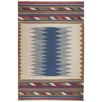 HANDWEBTEPPICH Kelim Gashgai Beige 264/176 cm Schurwolle - Beige, Textil (176/264cm) - Looma