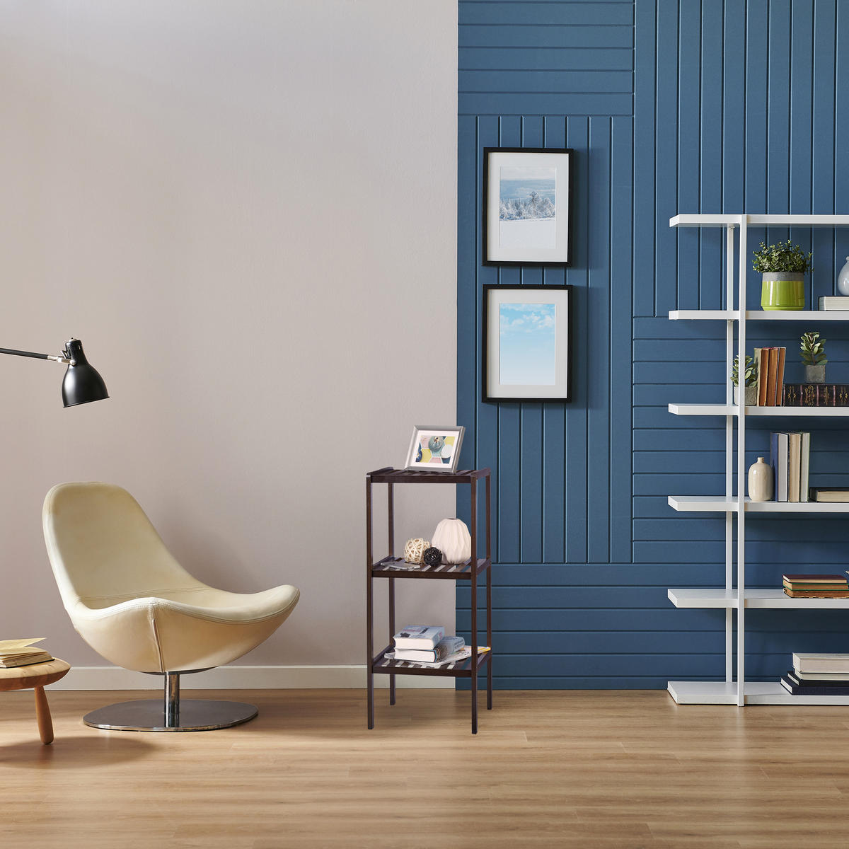 BADREGAL - Dunkelbraun, Holz (34.5/80/33cm) - Relaxdays
