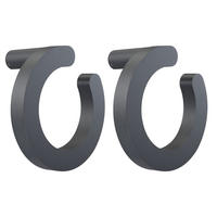 LED WANDLEUCHTE Aluminium Anthrazit 2er Set - Anthrazit, Metall (30/19/30cm) - Globo Lighting