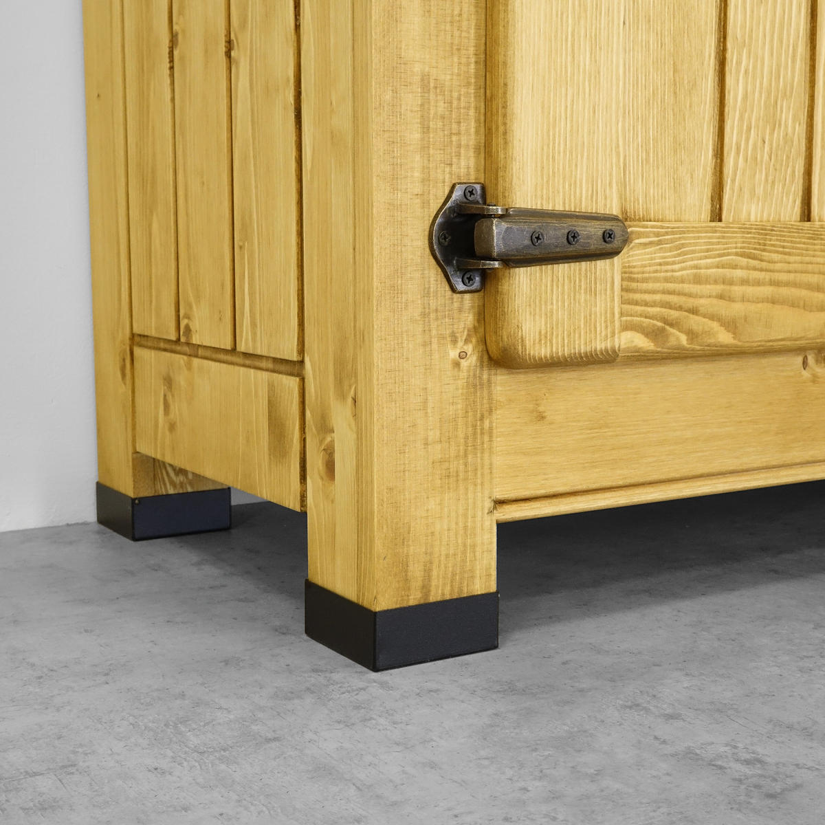 KOMMODE aus Massivholz VINTAGE - Honig, Holz (116/86/48cm) - Seart