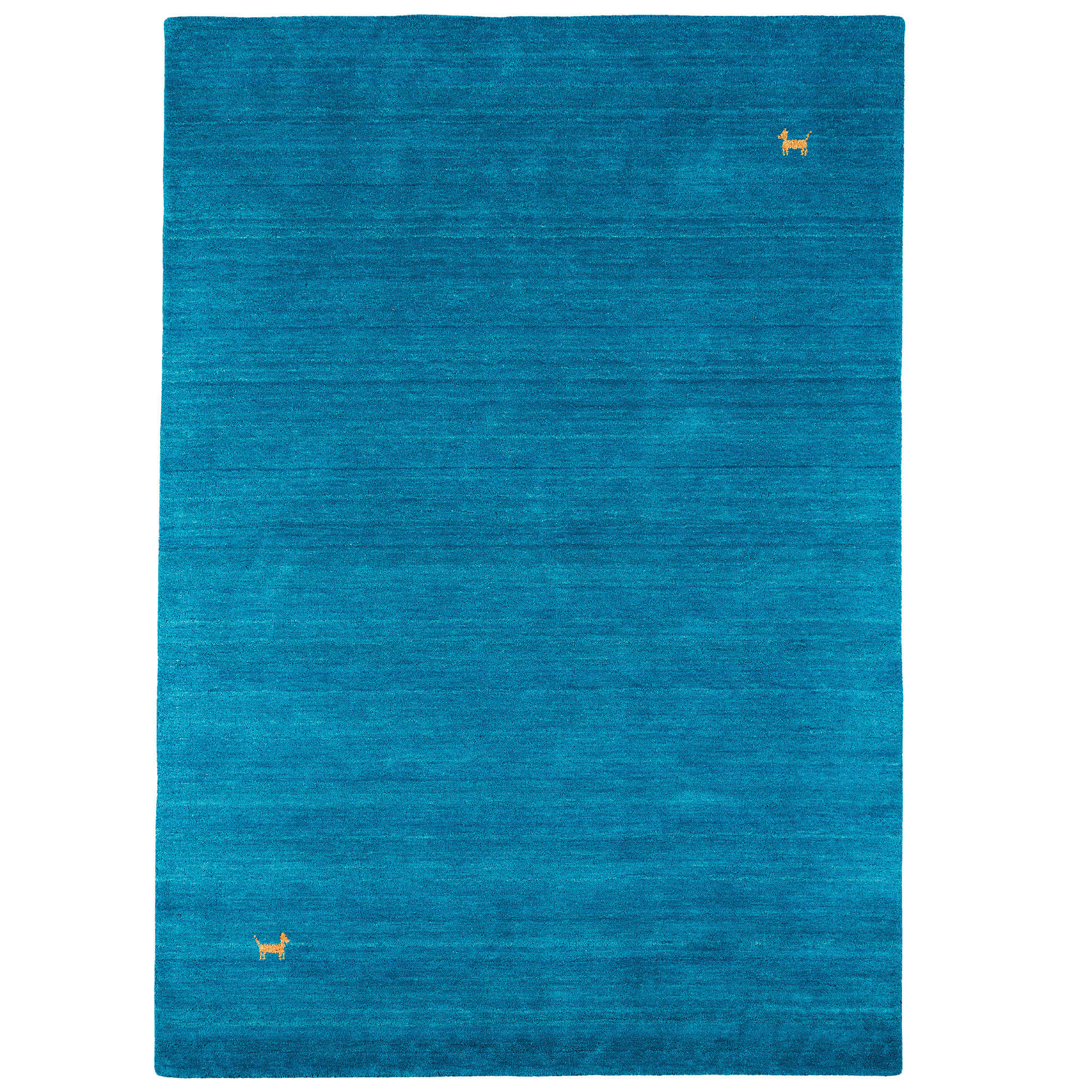 NATUR TEPPICH INDO NEPAL GABBEH SHIVA - Türkis, Textil (90/160cm) - Pergamon