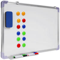 MAGNETISCHES Whiteboard, Magnettafel 60x40cm - Weiß, Kunststoff (60/40/2cm) - KRUMAD