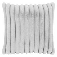 KISSENHÜLLE Raya Streifen Look grau - Grau, Textil (45/45cm) - Magma Heimtexx