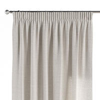 VORHANG Leinen elfenbein, 130x100 cm - Creme, Textil (130/100cm) - Dekoria