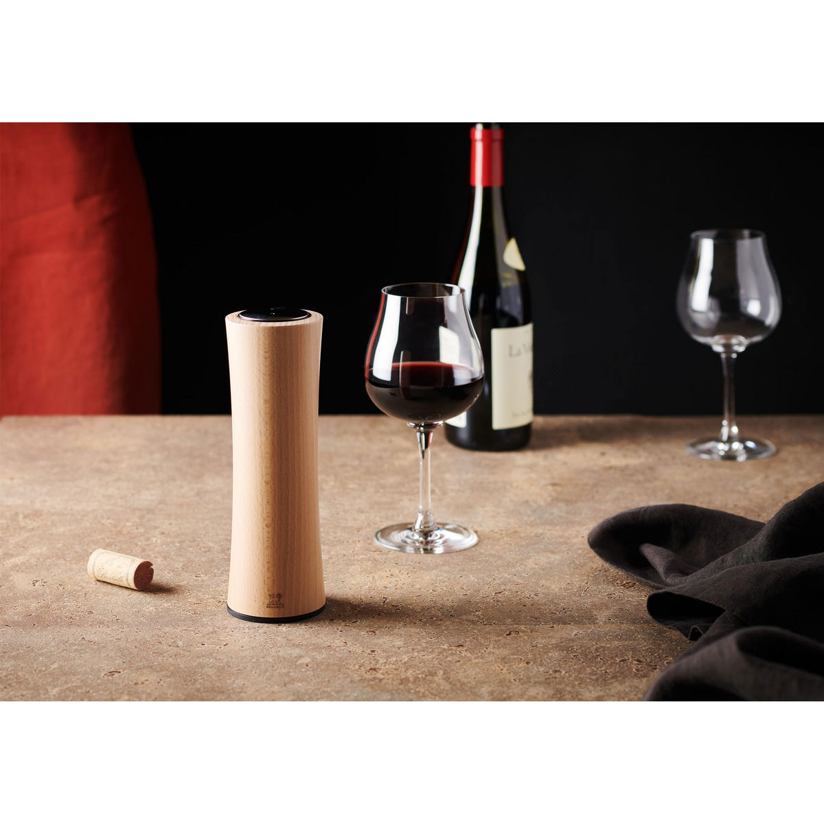 KORKENZIEHER Elektrisch Elis Reverse Buchenholz Natur - Braun, Holz (6.9cm) - PEUGEOT