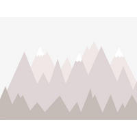 FOTOTAPETE Berglandschaft 375 x 270 cm - Beige, Papier (375/270cm) - Sanders & Sanders