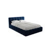 POLSTERBETT mit Bettkasten und Lattenrost 160x228 Blau - Blau/Schwarz, Kunststoff/Textil (140/200cm) - Makamii