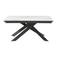 ESSTISCH - 6 Personen, 8 Personen, 10 Personen - Glas, Keramik - Anthrazitgrau, Weiß - COREMA - Anthrazit/Weiß, Glas/Keramik (90/200/76cm) - Vente-Unique