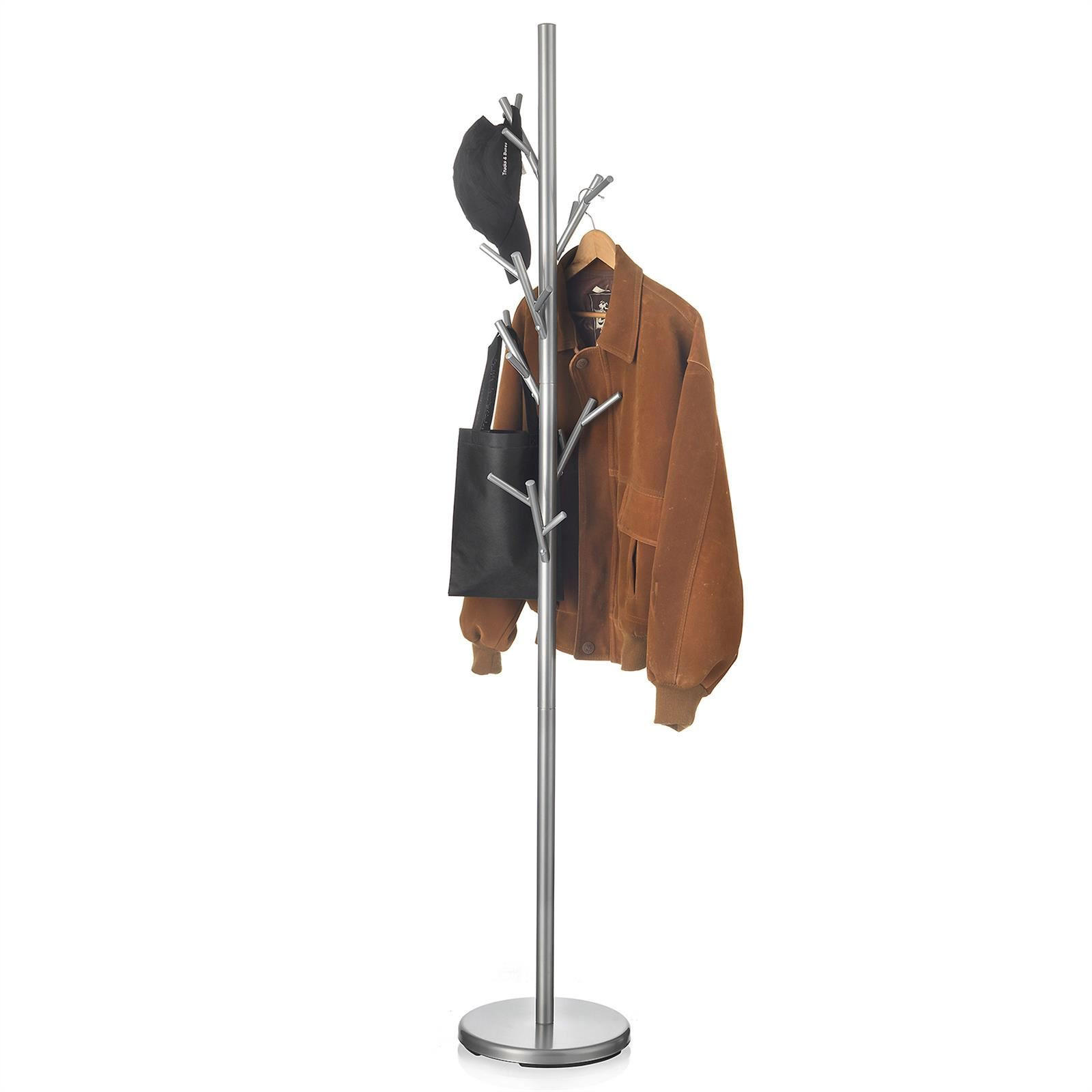 KLEIDERSTÄNDER ZENO - Grau, Metall (30/177/30cm) - IDIMEX