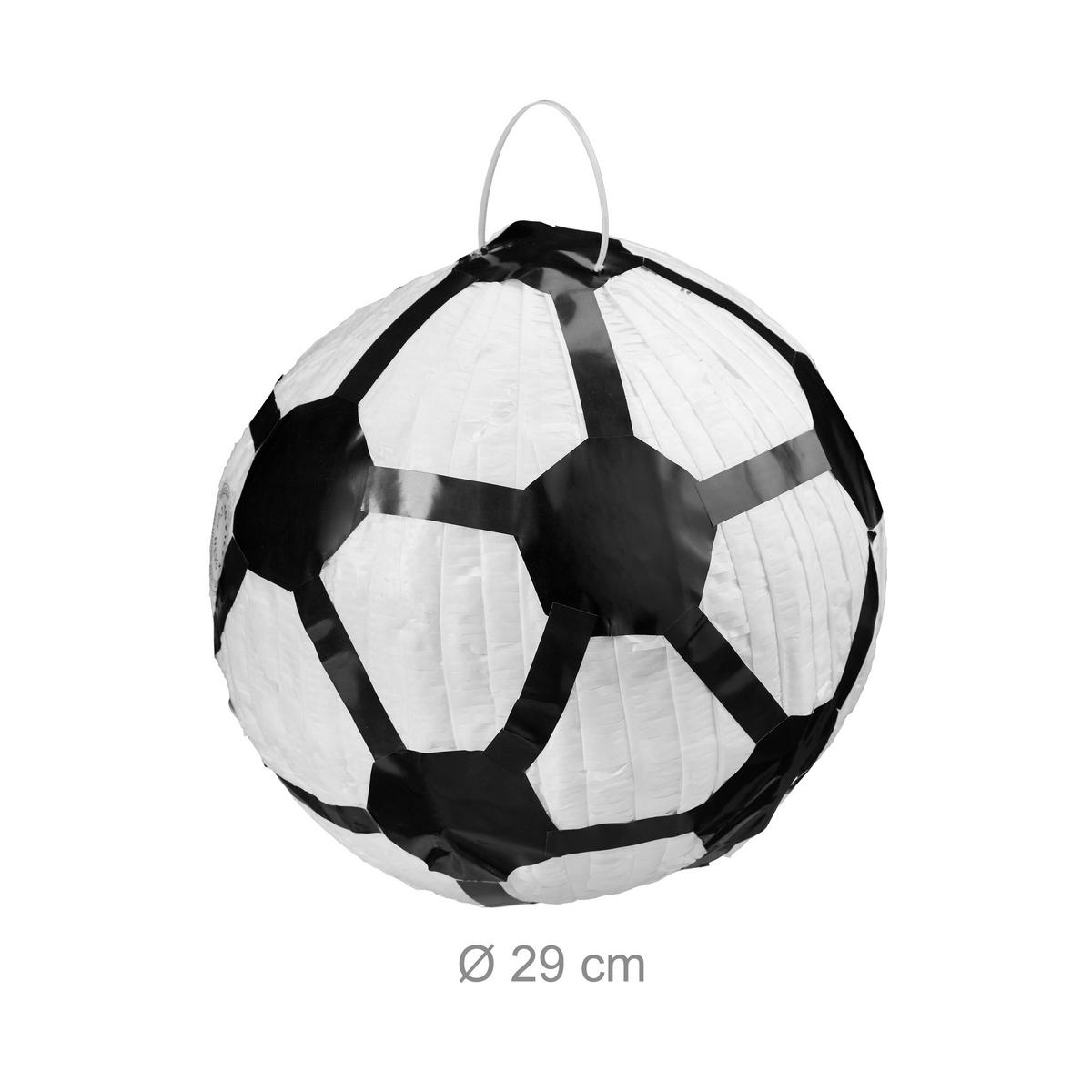 PINATA Fußball - Multicolor, Papier (29/29/29cm) - Relaxdays