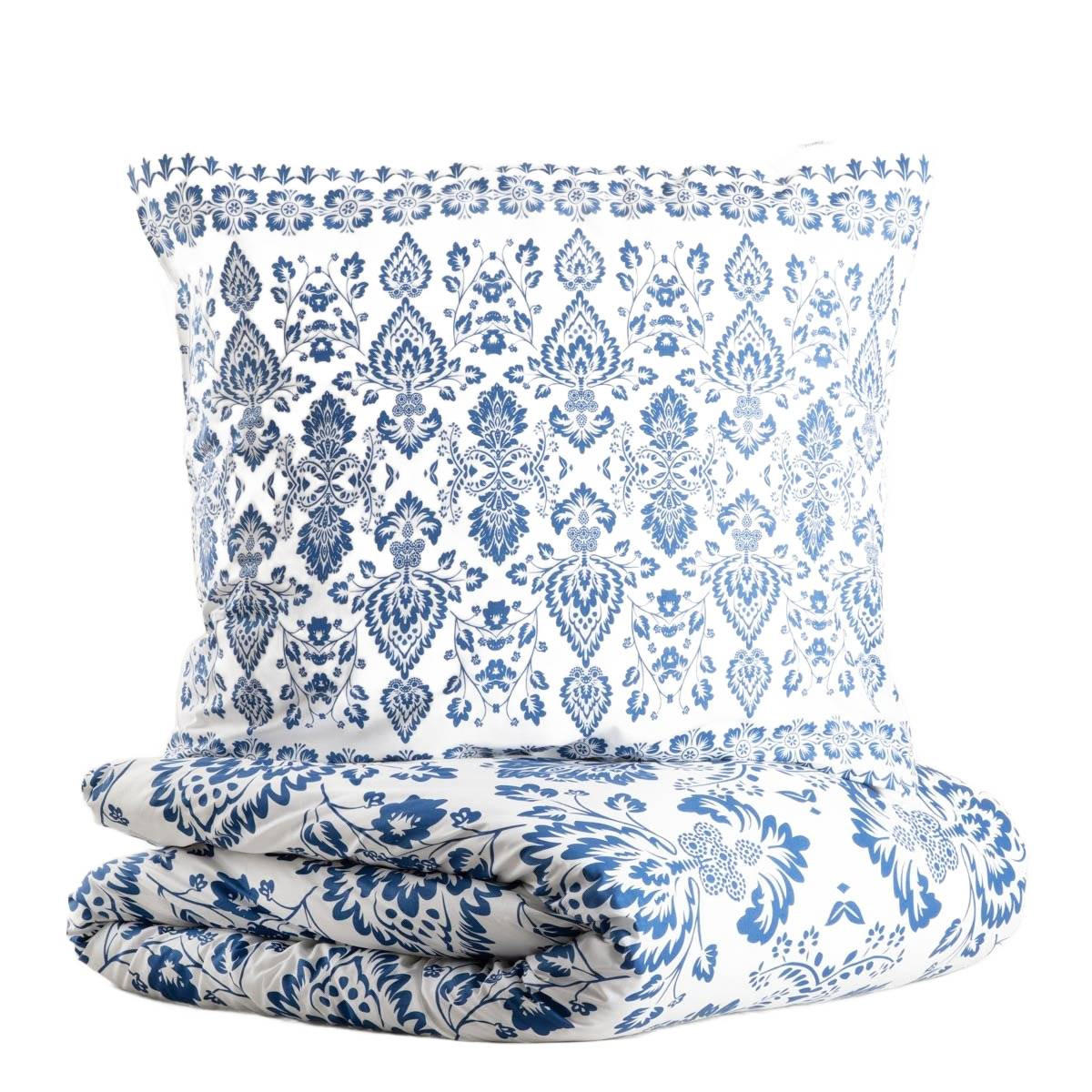 BETTWÄSCHE Marissa Baumwolle 220/200 cm - Blau, Textil (220/200cm) - Homla