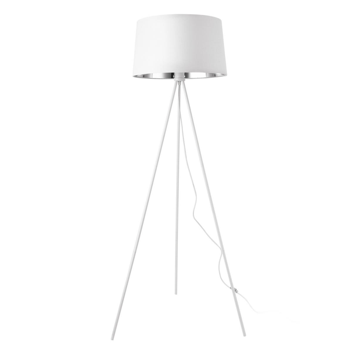 STEHLEUCHTE Manchester - Weiß, Metall (45/45/150cm) - lux.pro