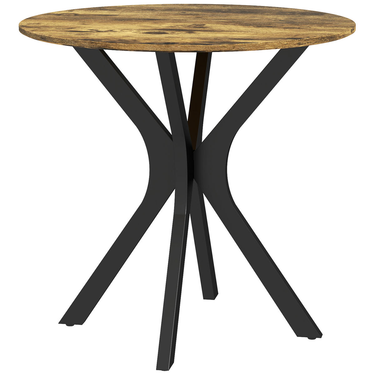 ESSTISCH Rustikal-Braun 1 Stück - Braun, Naturmaterialien (78/78/75cm) - GiPP