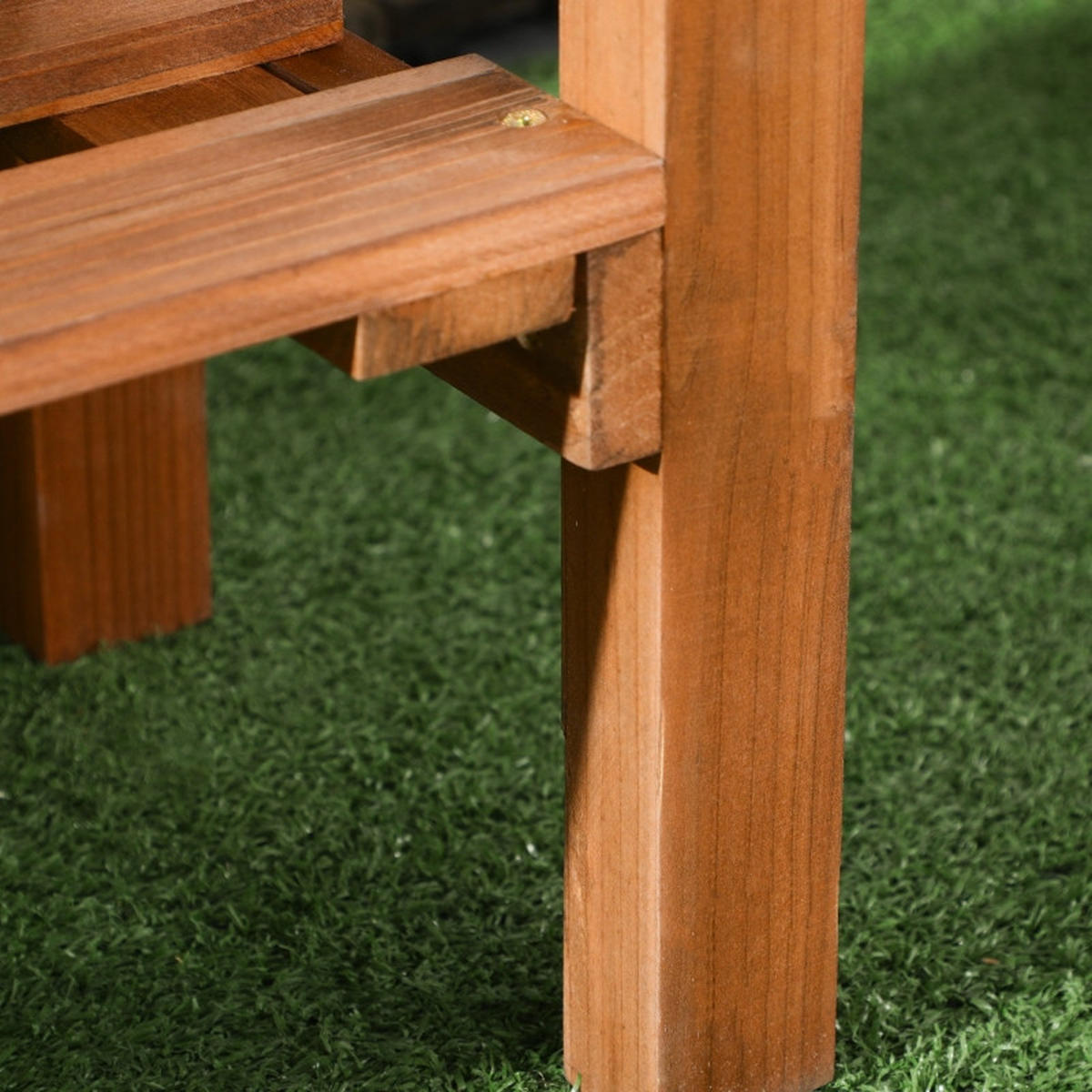 HOCHBEET mit Spalier und Ablageregal Braun - Braun, Holz (29/29/79cm) - ComfortXL