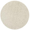 HOCHFLOR VELOURS TEPPICH MONA MIX RUND - Taupe, Textil (100/100cm) - Snapstyle