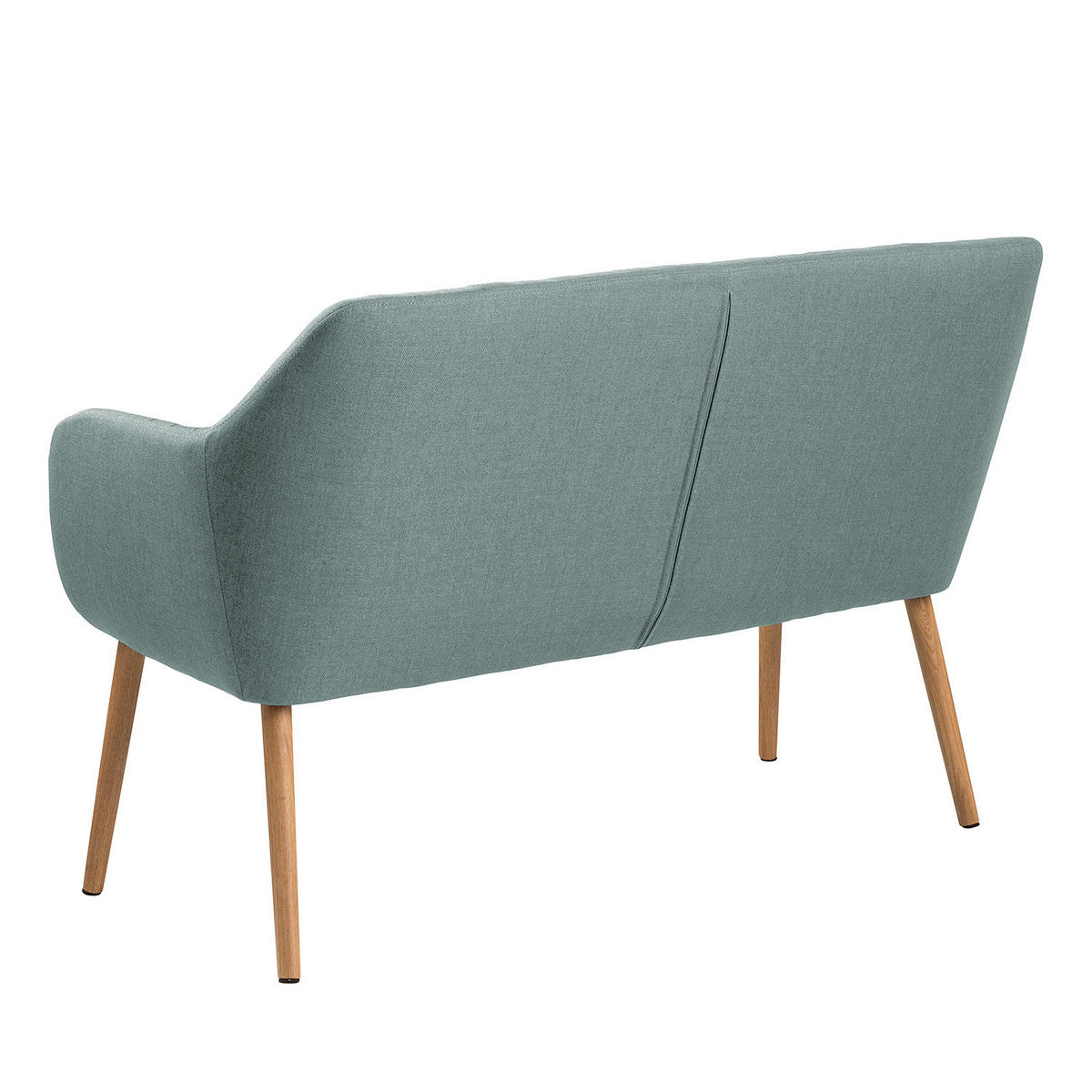 KÜCHENSOFA - Webstoff - Mintgrün/Grau, Textil (130/85/62cm) - home24