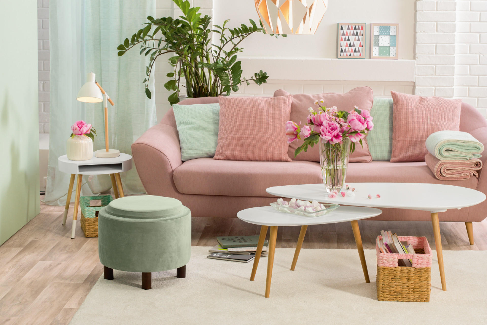 Skandinavische MÃ¶bel in Pastell