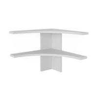 ECKREGAL Roman Weiß 43.5 x 37 cm - Weiß, Holzwerkstoff (43.5/37/43.5cm) - Vicco