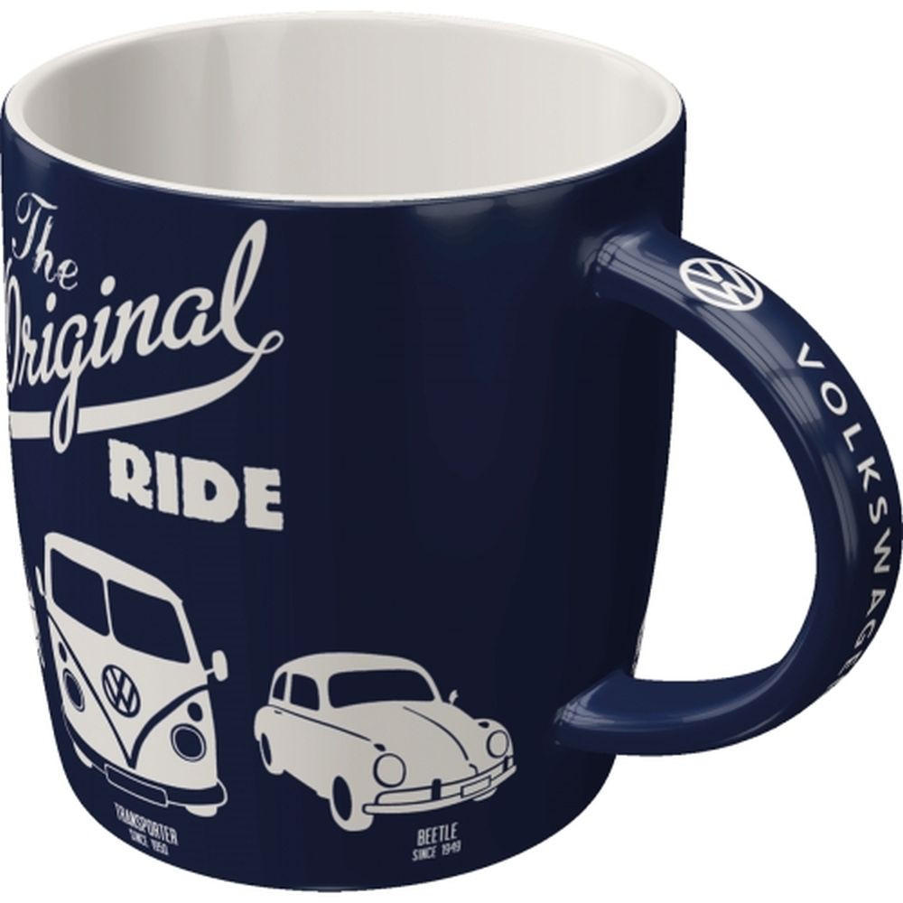 KAFFEETASSE 330 ml Volkswagen VW Original Ride - Multicolor, Keramik (0.33L) - Nostalgic-Art