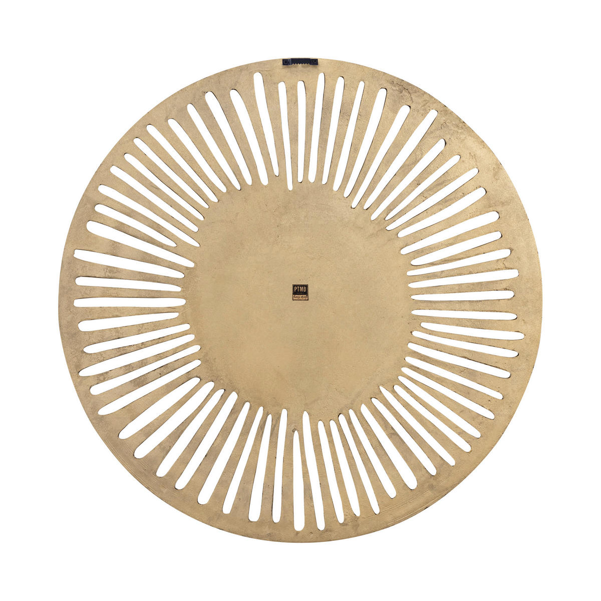 WANDPANEEL Marjun Gold 90/90/1cm - Goldfarben, Metall (90/1/90cm) - PTMD Collection